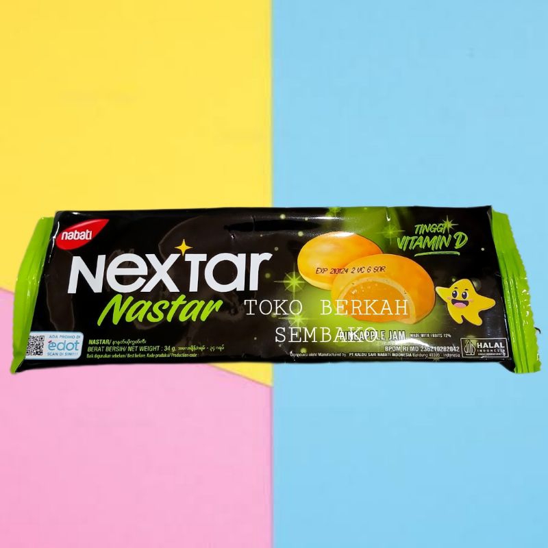 

Nextar Nastar Rasa Pineapple Jam 34gr -1 BUNGKUS