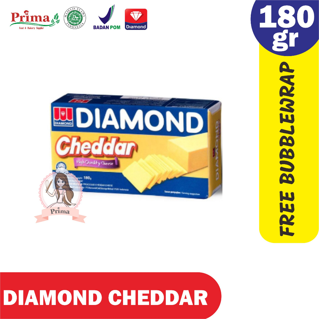 

Keju cheddar - Diamond 180gr