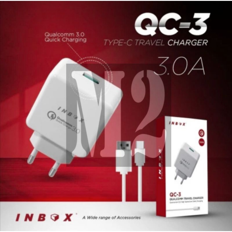 Charger INBOX QC-3 3.0A With Type-C