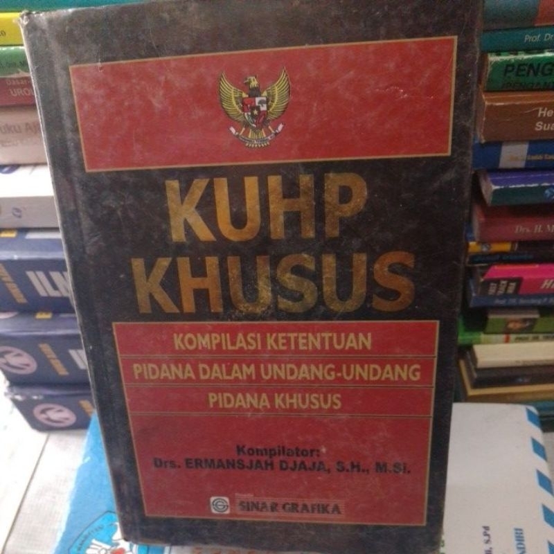 buku kuhp khusus kompilasi ketentuan pidana dalam undang-undang pidana khusus