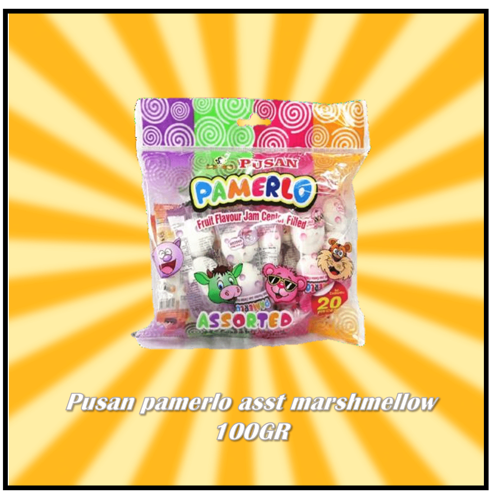 Pusan pamerlo asst marshmellow 100GR