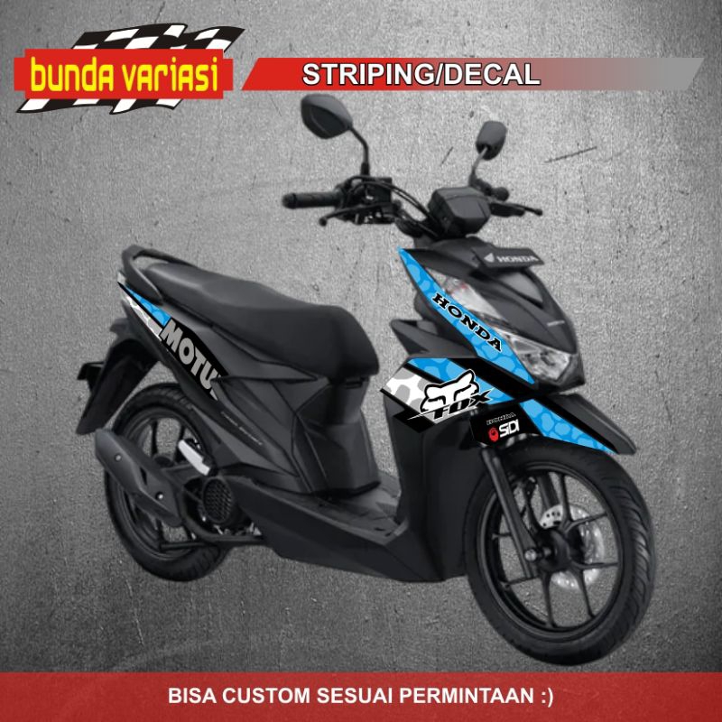 striping variasi motul beat street 2020 2021 2022 2023
