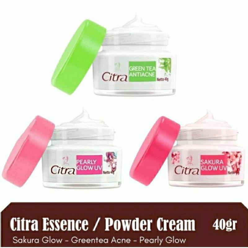 Citra Hazeline Pelembab Wajah Mutiara/Sakura/Green Tea 40gr