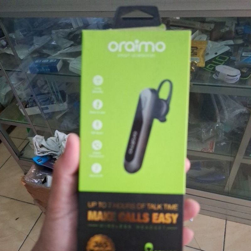 headset wireless oraimo original singel