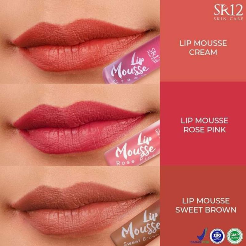 Lip mousse sr12 Lipstik SR12 lipcream sr12 Lipstik waterprof