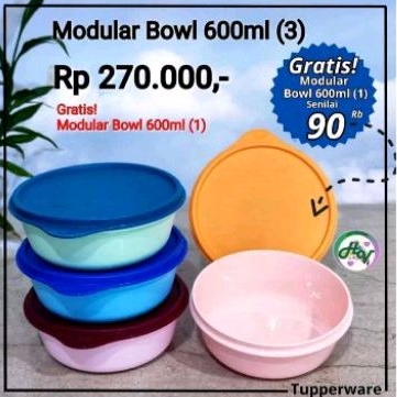 Modular bowl 600 ml