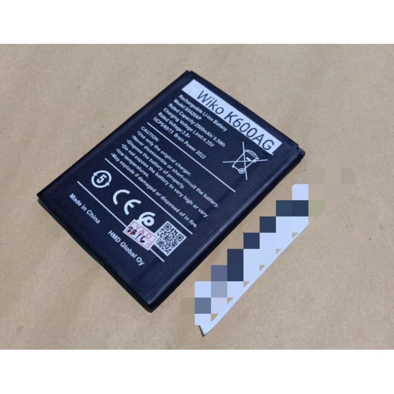 0Baterai Batre Wiko Tommy 3 Wiko Robby 1 Wiko K600AG W-K600 Robby 1 Wiko Tommy 3 Plus Tomy 3 3750