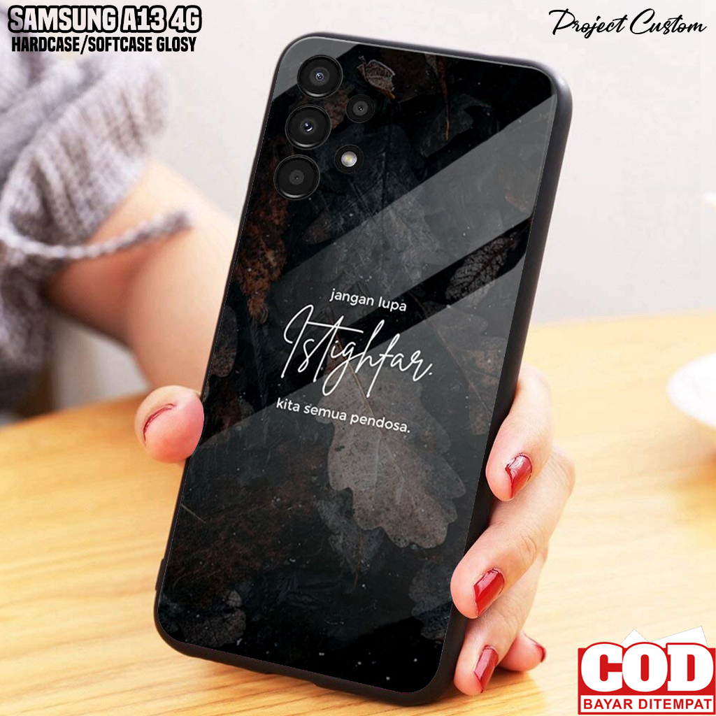 Case Samsung A13 4G - Casing Hp Samsung A13 4G [ QTS ] Silikon Samsung A13 4G - Softcase Glass Case 