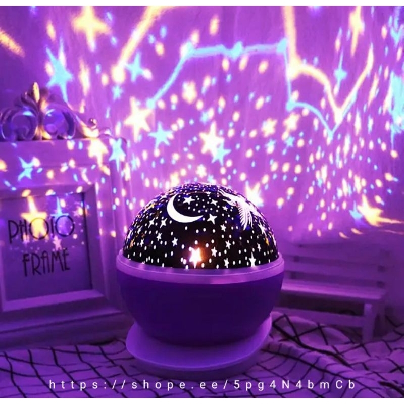 Toserba Gemilang Jaya _ Lampu Tidur Proyektor Lampu Kamar Tidur LED