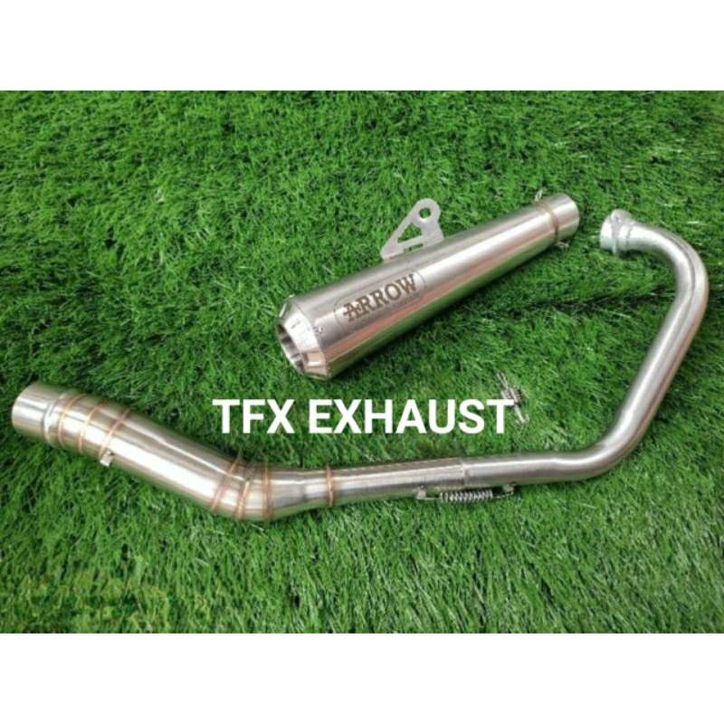 KNALPOT ARROW SONIC SUPRA GTR GSX, TIGER, CBR150 R VIXION SATRIA FU MEGAPRO DLL