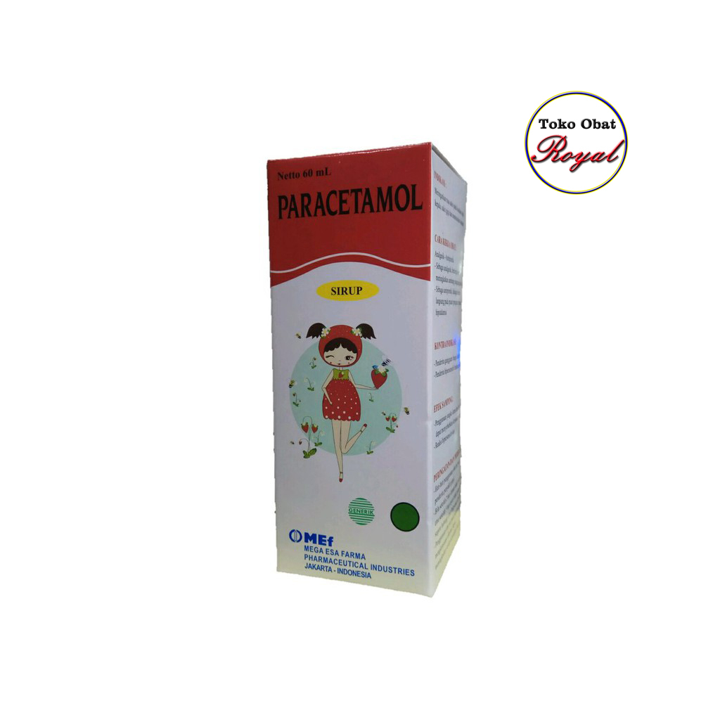 Paracetamol Mef Sirup Turun Panas Anak dan Bayi