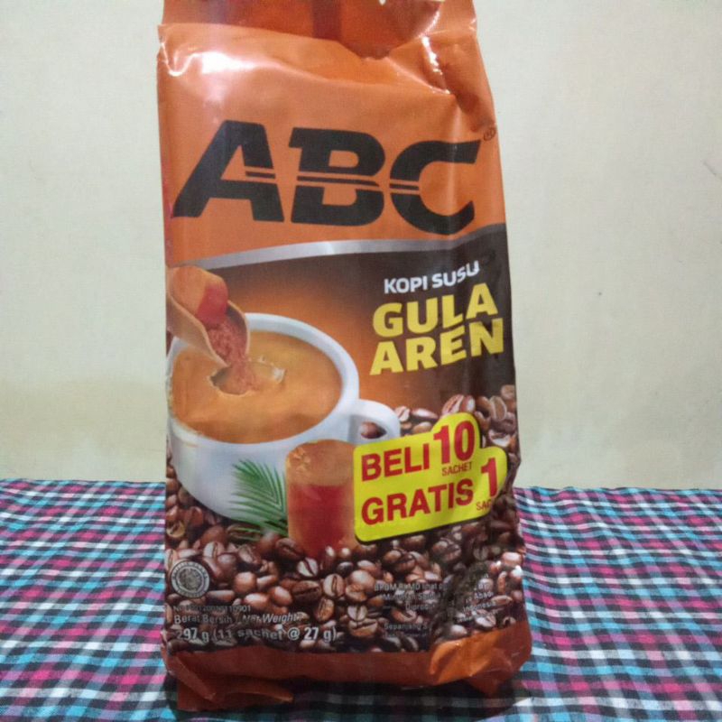 

Kopi ABC Kopi Susu Gula Aren 10sachet +1