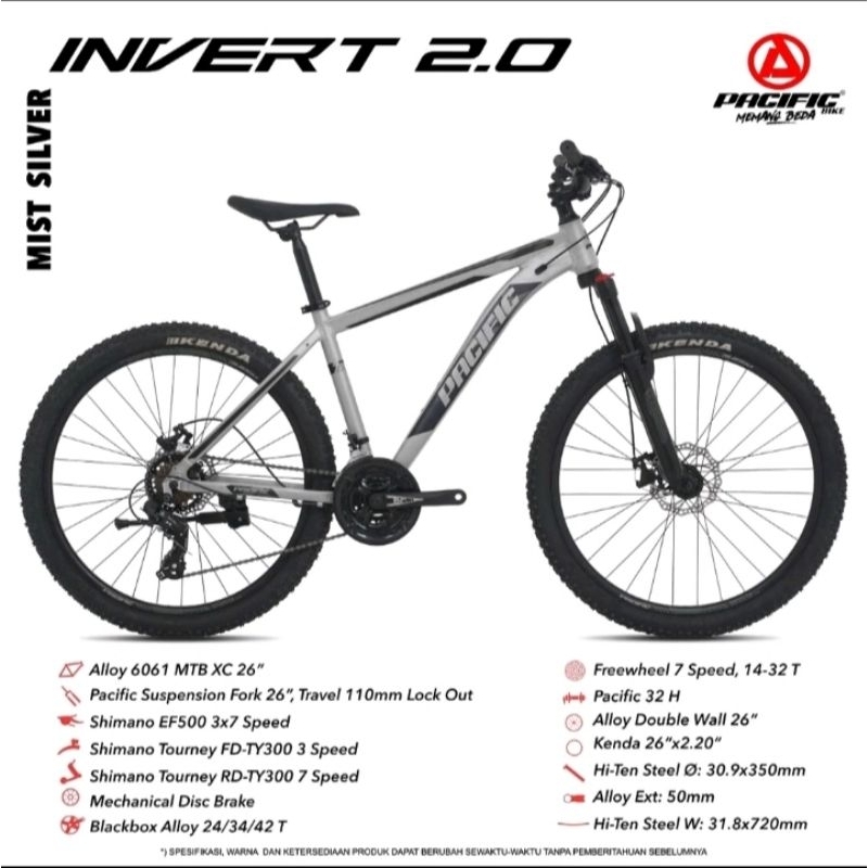 Sepeda MTB 27,5 Pacific invert 2.0