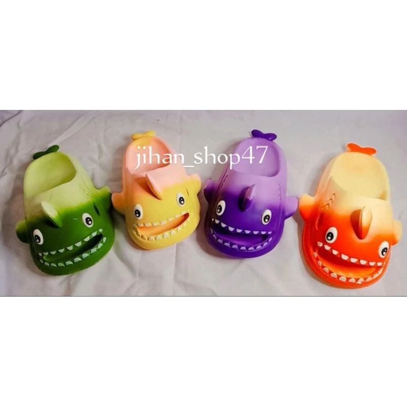 Sandal Karet Hiu - Sandal Baby Shark Anak Lucu