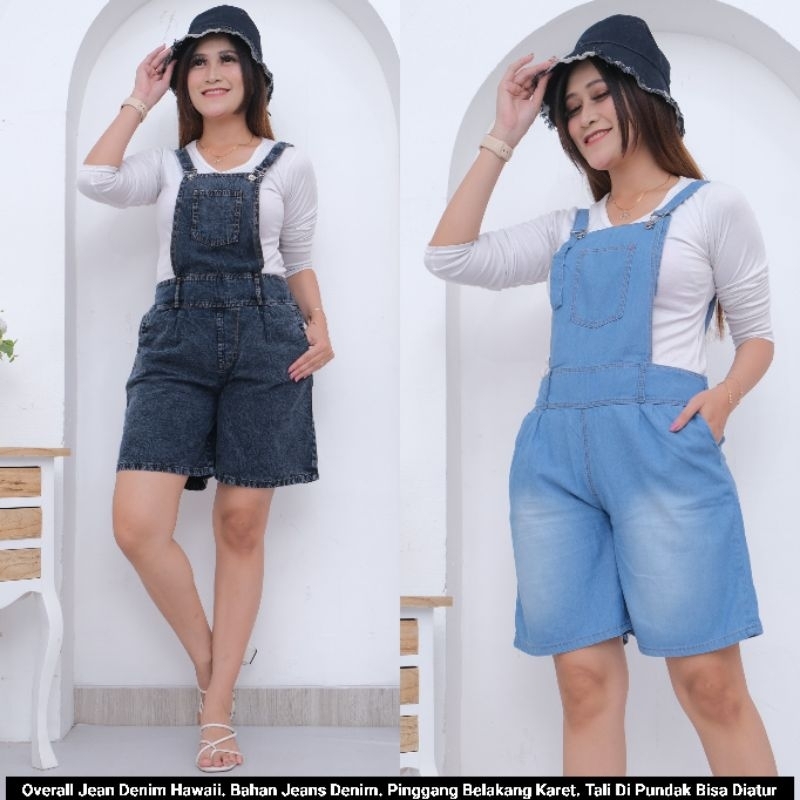 Celana Overall Pendek Hawai Overall / Overall Pendek Murah / Celana Overall Murah / Celana Monyet