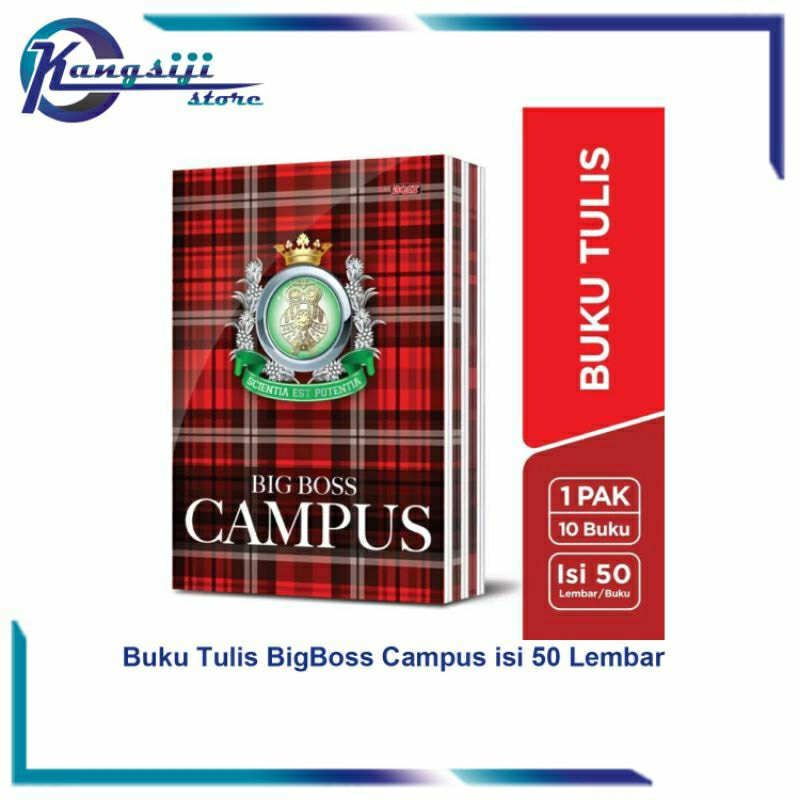 

buku tulis bigboss campus 50 lembar 1 pk 10 pcs
