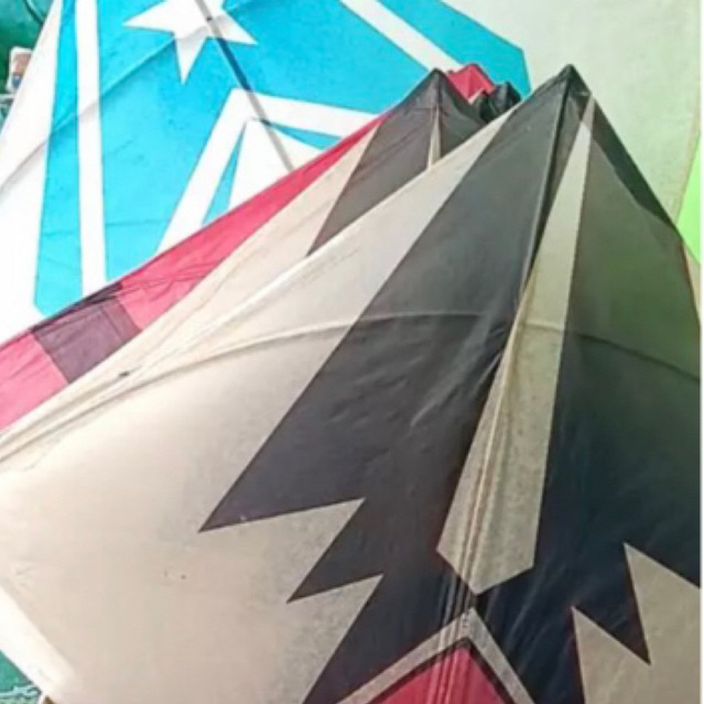 LAYANG LAYANG KERTAS Sablon Layangan Aduan Seot Jabrug Mainan Jadul