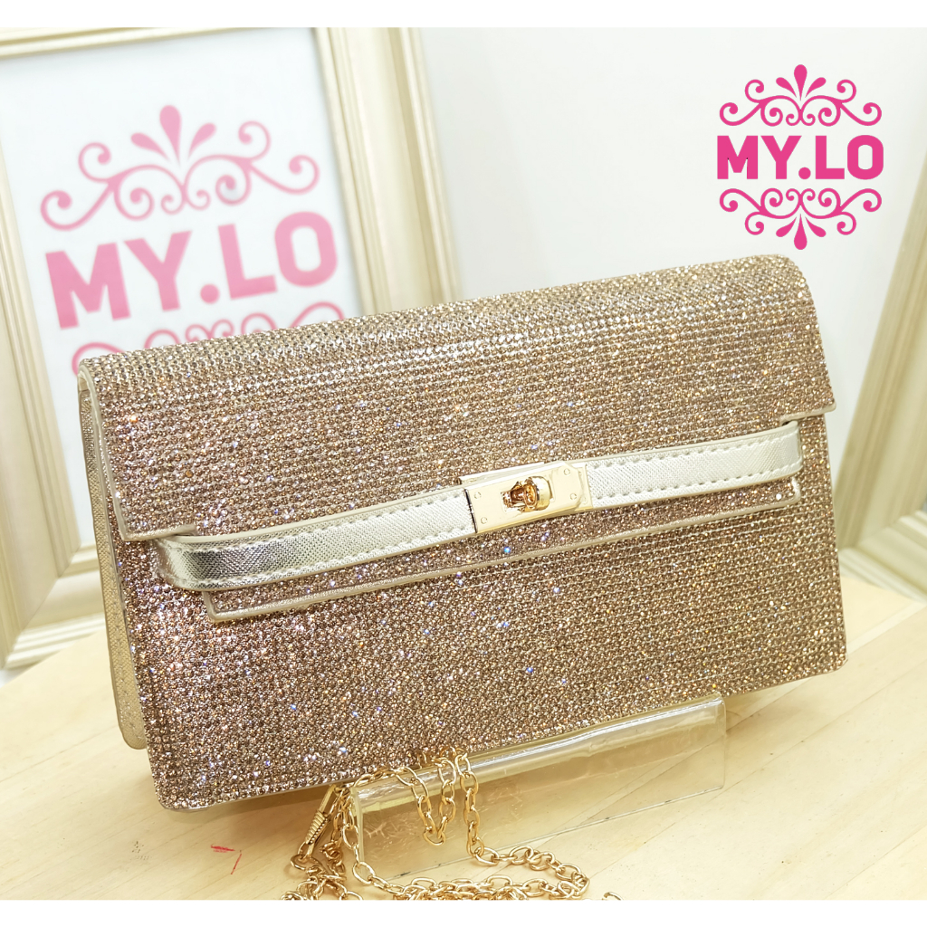 TAS PESTA WANITA CLUTCH WEDDING PARTY BAG DOMPET KONDANGAN MEWAH ELEGAN PREMIUM IMPOR