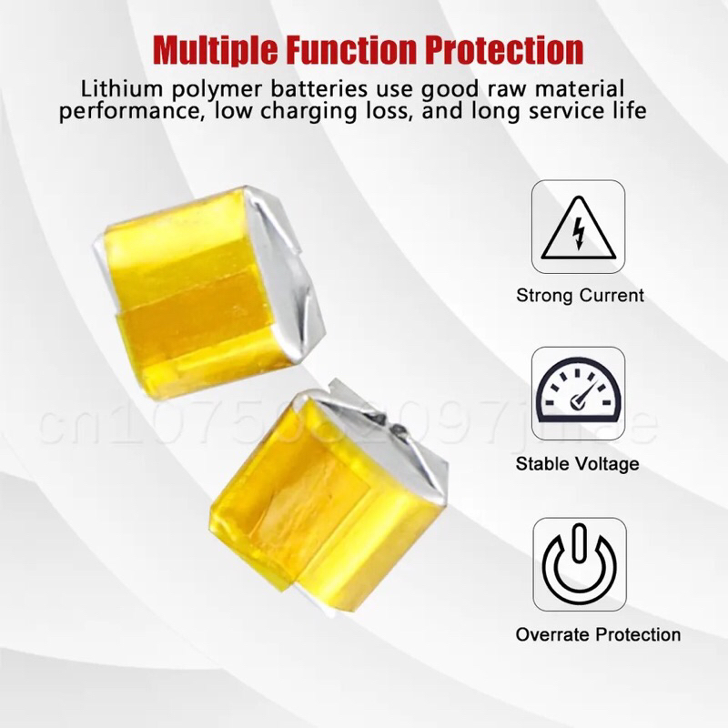 baterai TWS Polymer lithium battery 401010 30mAh 3.7V