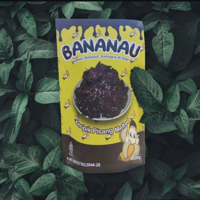 

keripik pisang lumer kemasan pouch by bananau