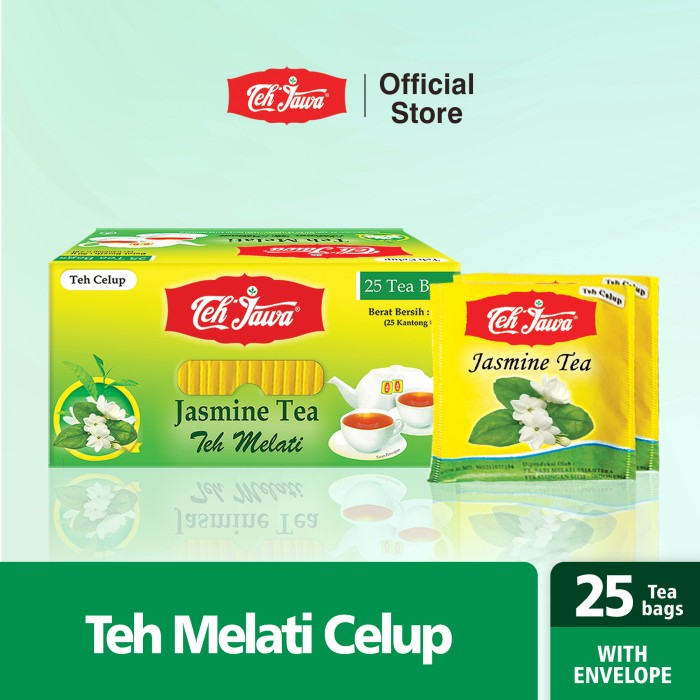 

TEH JAWA JASMINE +AMPLOP 25 bags JASMINE TEA TEH MELATI TEH CELUP