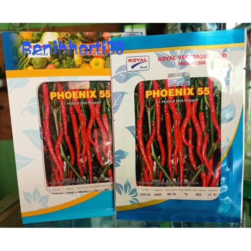 Benih Cabe Keriting Phoenix 55 isi 10 gram