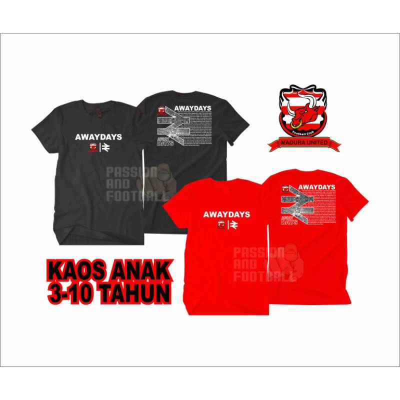 T-SHIRT ANAK AWAY DAYS MADURA UNITED