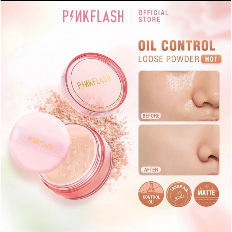pinkflash loose  powder