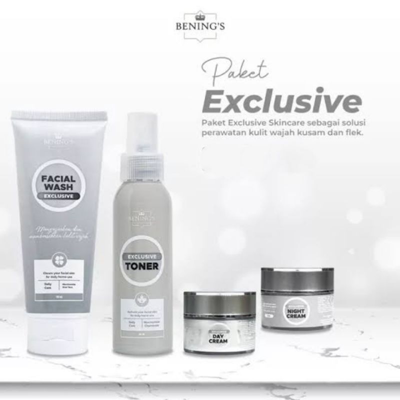 Paket Exclusive Flek Benings Skincare Dr.Oky Pratama Bening's Bening Glow