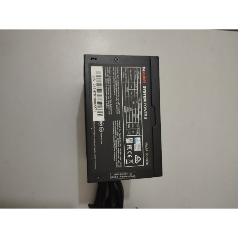 psu pure be quite 500watt
