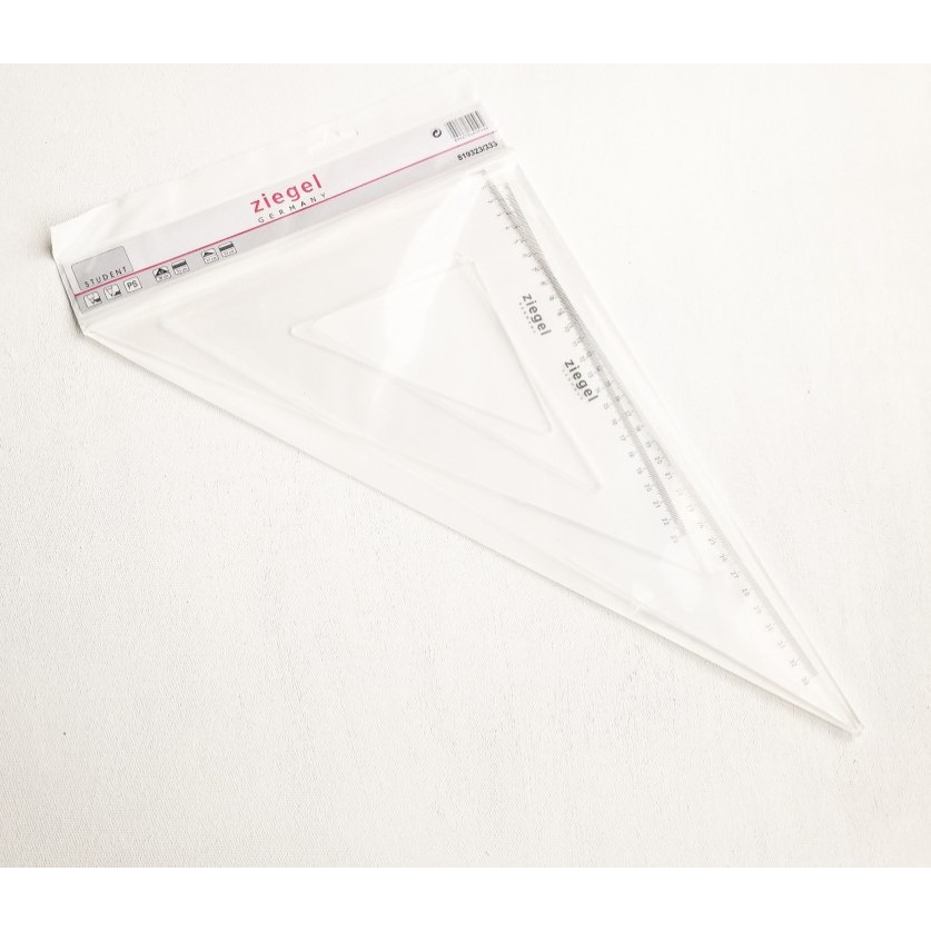 

Penggaris Segitiga Set Sepasang Ziegel 23/33cm