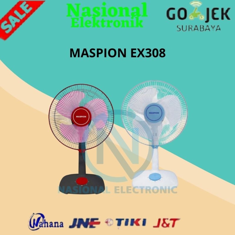 DESK FAN MASPION EX308/DESK FAN EX308/MASPION EX308/KIPAS ANGIN MASPION EX308/KIPAS ANGIN MASPION/KI