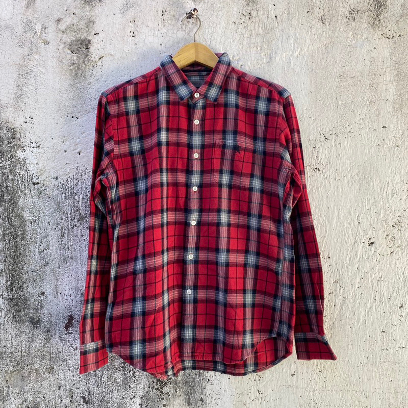 Flanel Giordano - Size M fit L - Baju Kemeja Flannel