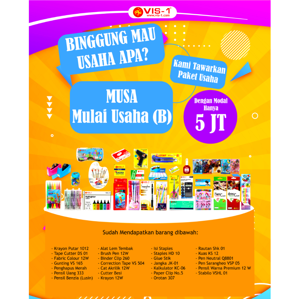 

PAKET MULAI USAHA B VIS-1