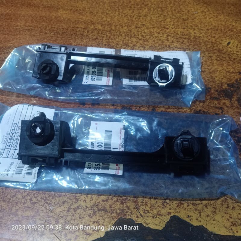 BRAKET BEMPER DEPAN ETIOS VALCO ORIGINAL SEPASANG