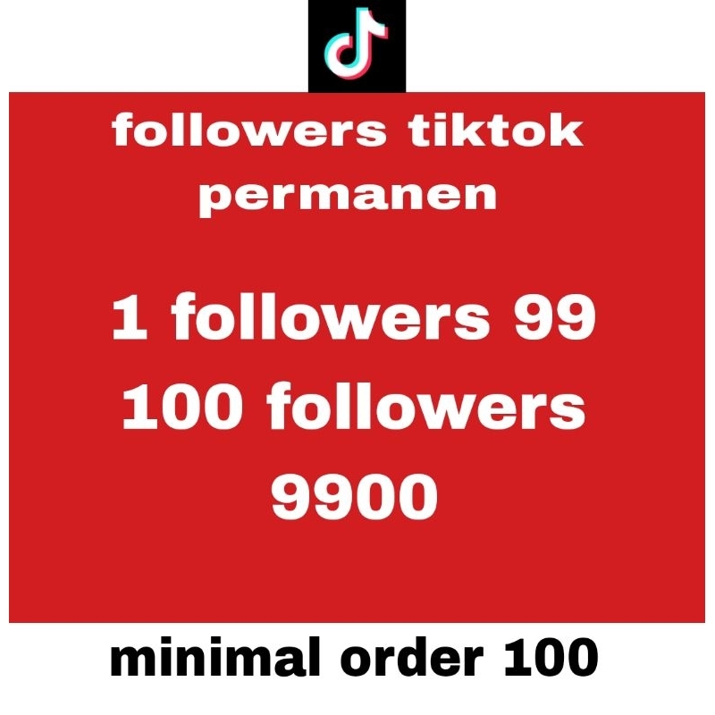 followers tiktok permanen