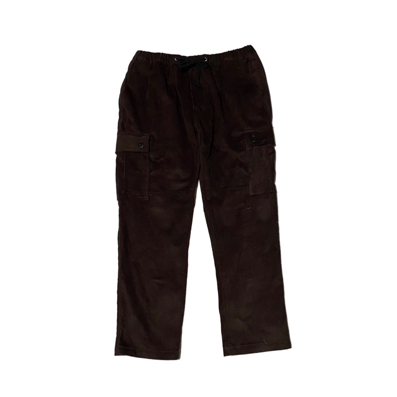 Fatgoods Celana Cargo Jumbo Corduroy Panjang Pria Jhons