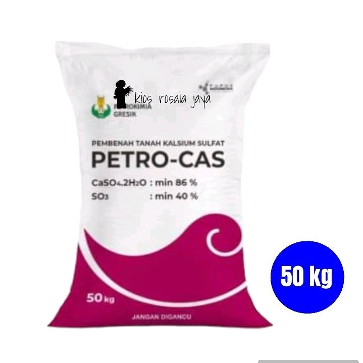 Pupuk Kapur Pertanian Petro Cas 50 Kg Atasi Tanah Asam
