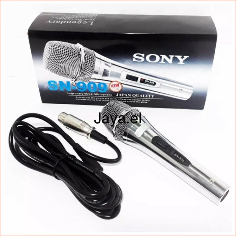 Sony Mic Kabel Karaoke SN-909 Microphone Suara Bagus