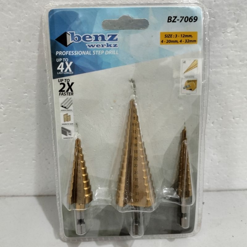 MATA BOR PAGODA "BENZ" 3PCS ||MATA BOR MULTI SIZE /UKURAN