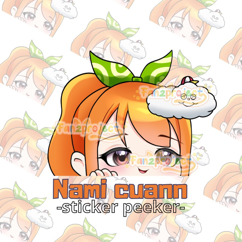 STICKER INTIP ANIME NAMI x ZEUS ONE PIECE STAMPADE