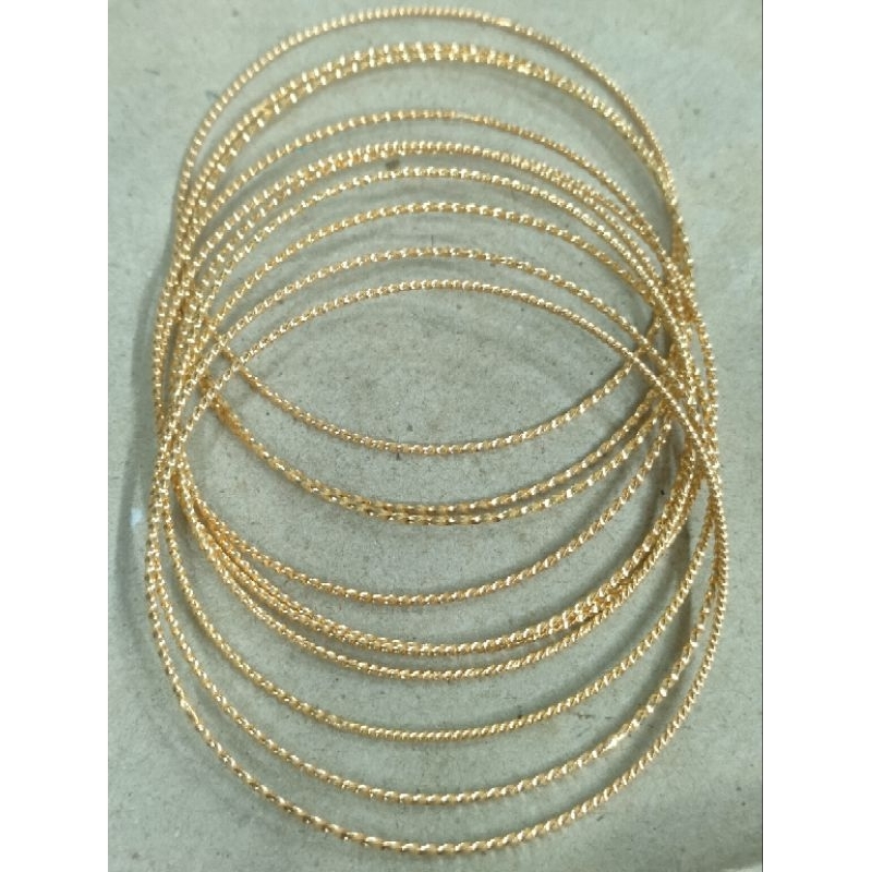 gelang keroncong dewasa 1,5 gram satuan emas muda