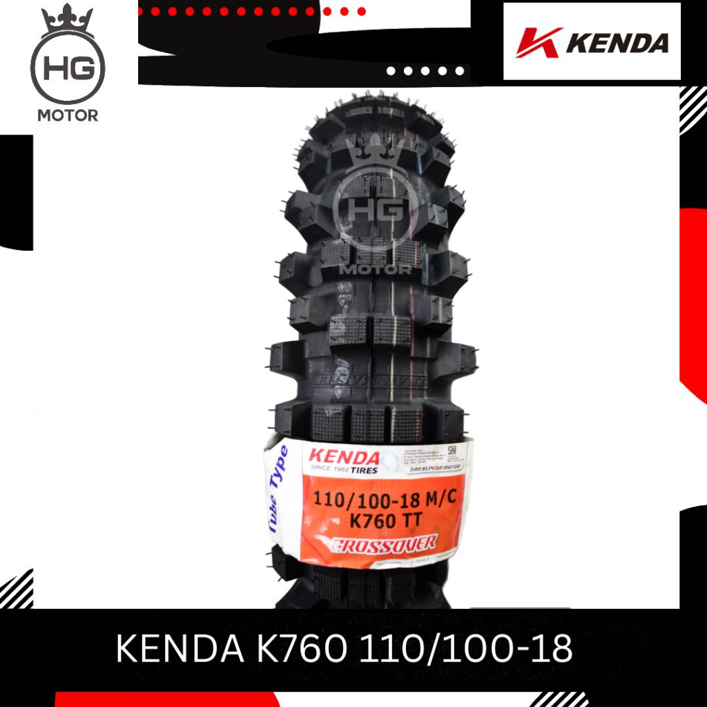 BAN TRAIL KENDA TRACK MASTER K760 110/100 RING 18 BAN TRAIL K 760