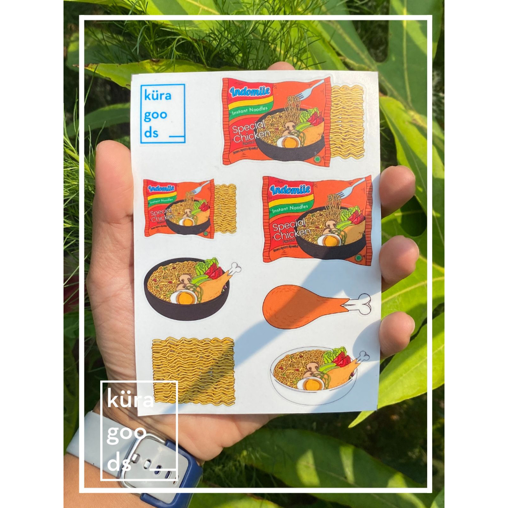 

Sticker Pack Indomie Ayam Spesial | Stiker Set Aesthetic Lucu Stiker Makanan Stiker Laptop HP Mobil Motor Outdoor Mi Kuah Mie Special Chicken