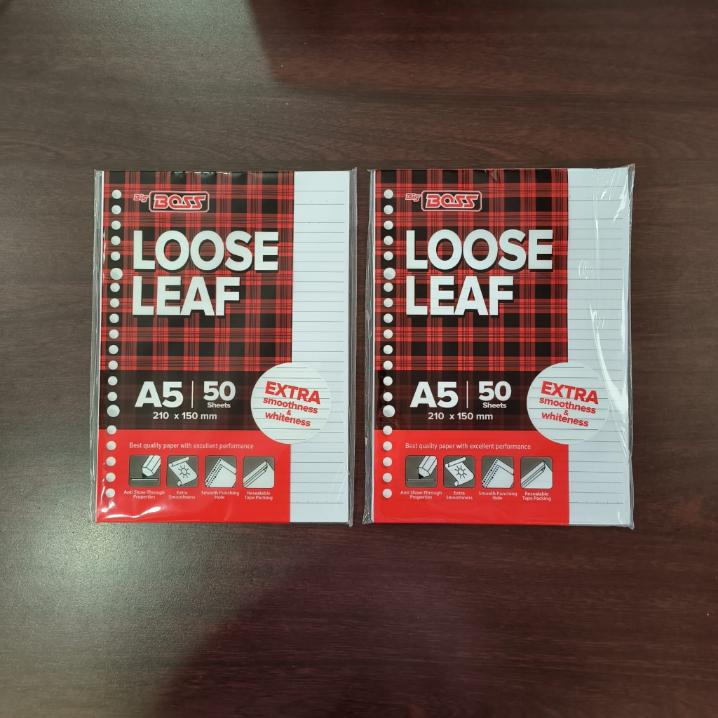 

Isi Map Binder / Loose Leaf A5 (50 Lembar)