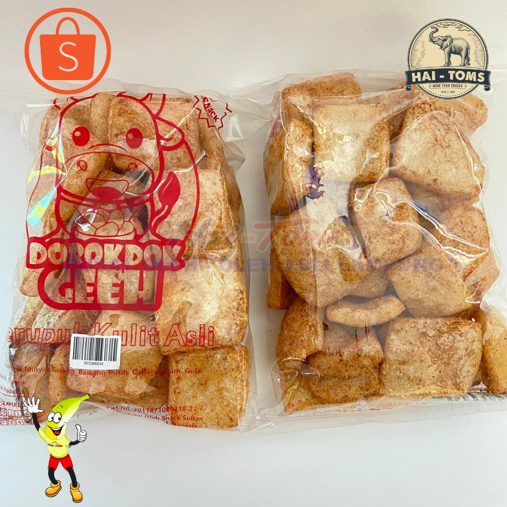 

Kerupuk kulit asli dorokdok original dan pedas 90 gram