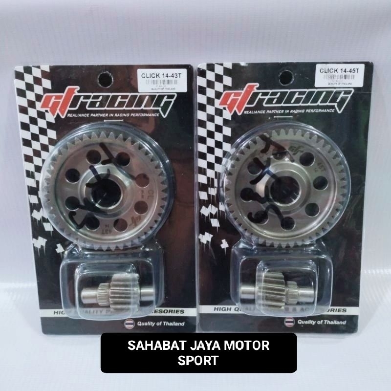 Gigi Rasio GF RACING Beat Karbu Scoopy Karbu Vario 110 Karbu Techno Beat Fi Stater Kasar Non ESP Sco