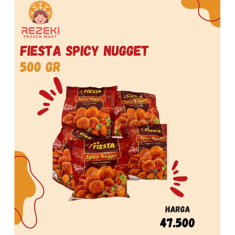 

Fiesta Spicy Nugget | Naget Ayam Pedas | Frozen Food Murah