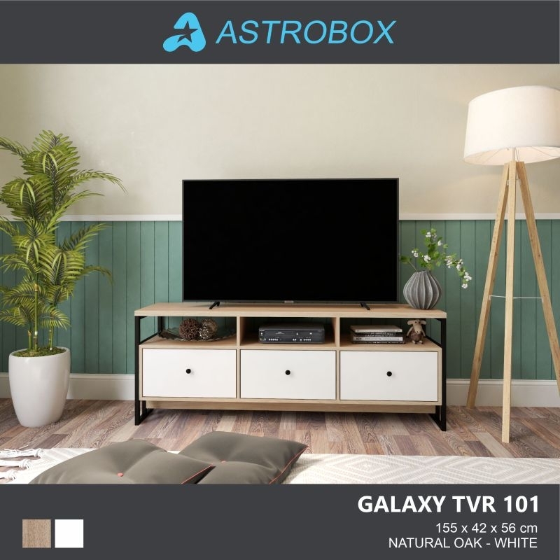 Meja TV Bufet TV Rak TV Lemari TV Meja serbaguna Minimalis Modern Galaxy TVR 101 - Star Meuble Semar
