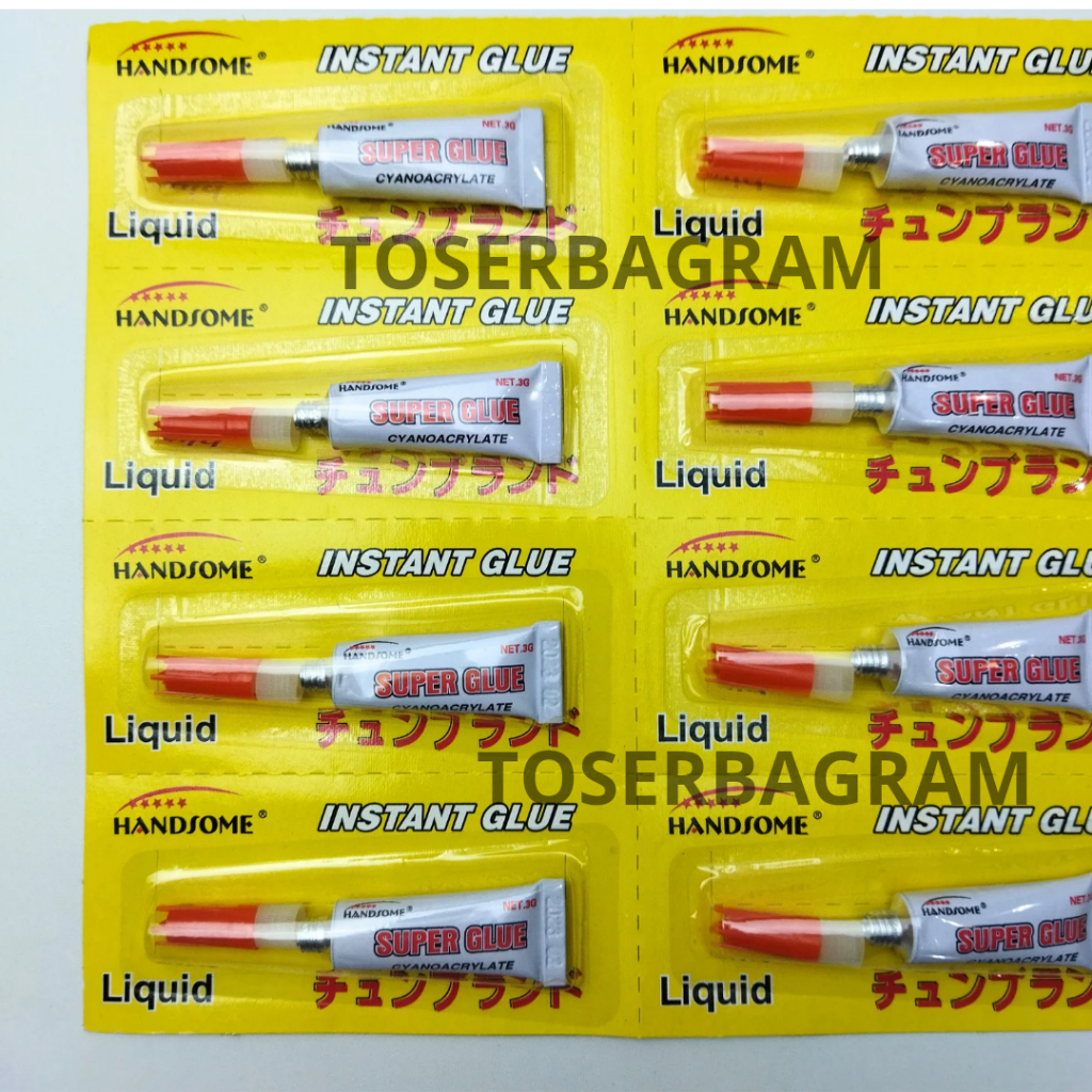 

(12 PCS) Lem Cair Handsome / Instan Glue Liquid